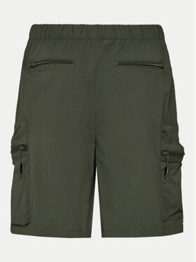 Rains Szorty sportowe Tomar Shorts 19310 Zielony Regular Fit