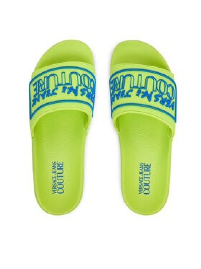 Versace Jeans Couture Klapki 78YA3SQ3 Zielony