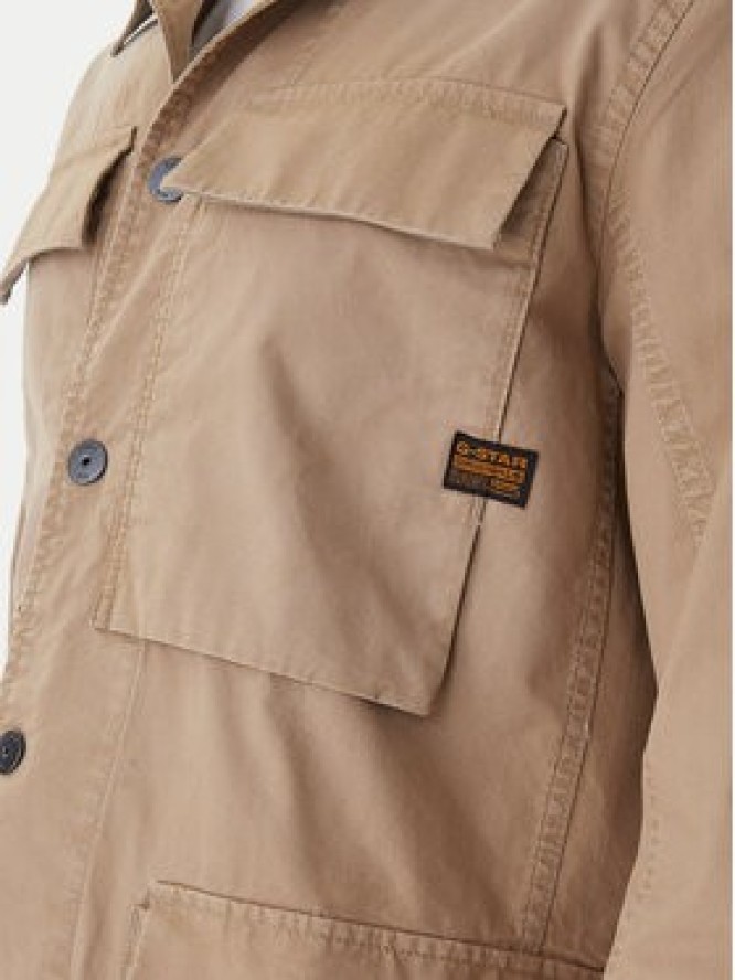 G-Star Raw Kurtka przejściowa 4 Pkt Overshirt D26429-D387 Beżowy Slim Fit