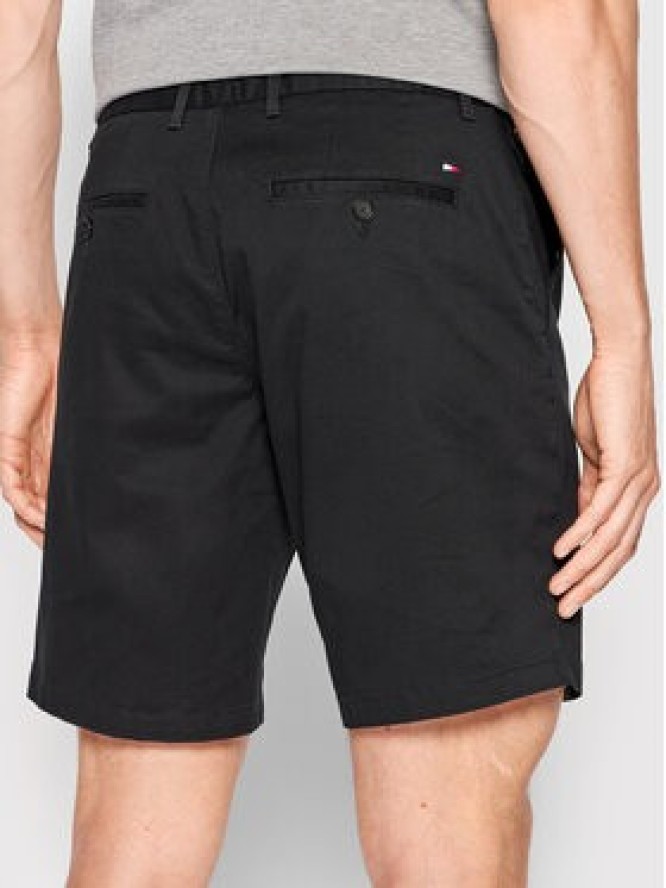 Tommy Hilfiger Szorty materiałowe Brooklyn MW0MW23563 Czarny Regular Fit