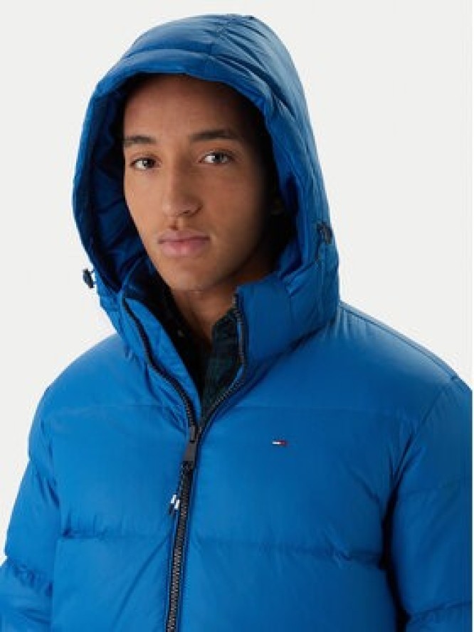 Tommy Jeans Kurtka puchowa Essential DM0DM19786 Niebieski Regular Fit