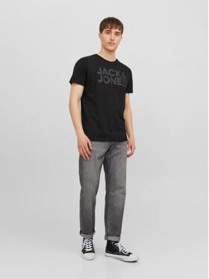 Jack & Jones T-Shirt Corp 12151955 Czarny Standard Fit
