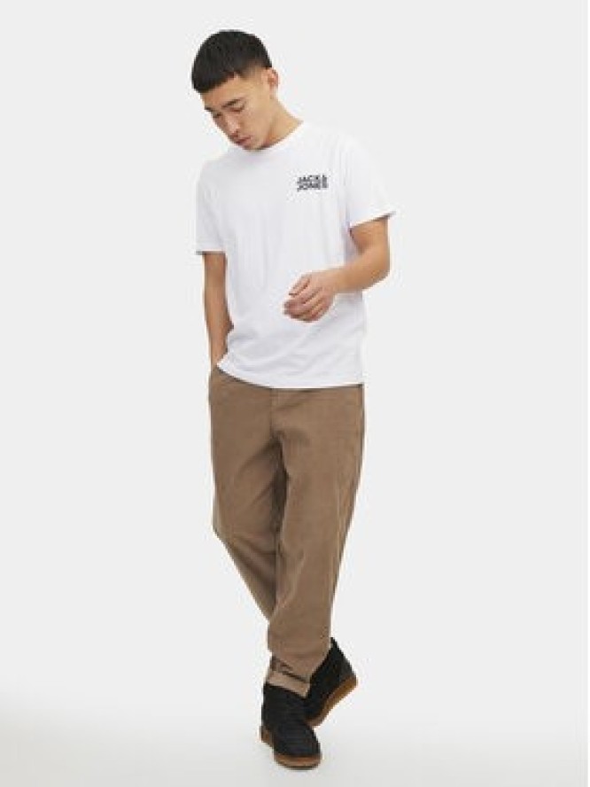 Jack & Jones T-Shirt Corp 12151955 Biały Regular Fit