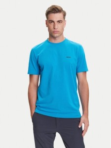 BOSS T-Shirt 50506373 Turkusowy Regular Fit