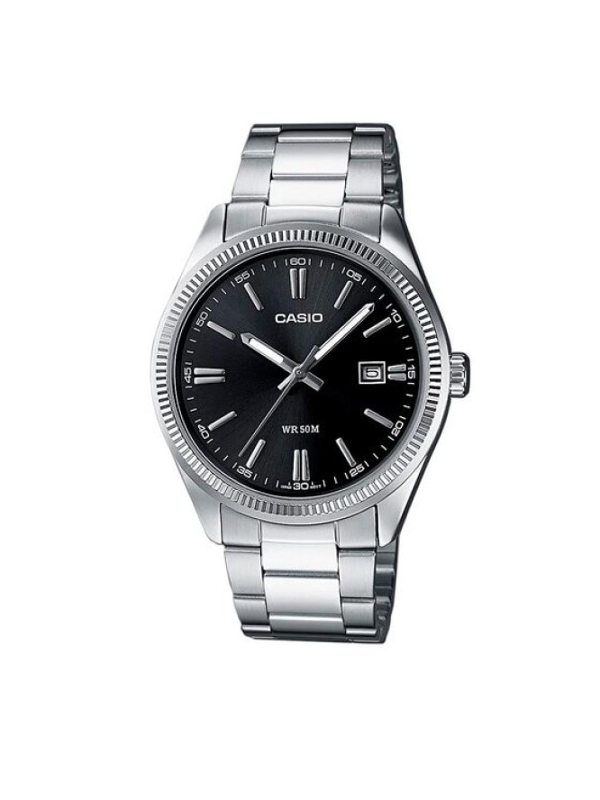 Casio Zegarek MTP-1302D-1A1VEF Srebrny