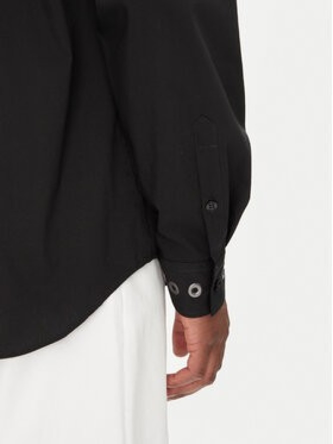 Just Cavalli Koszula 78OAL2A0 Czarny Relaxed Fit