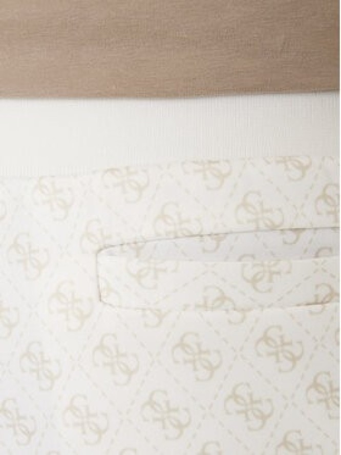 Guess Szorty sportowe Z4YD03 K7122 Écru Regular Fit