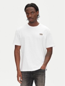 Just Cavalli T-Shirt 78OAHE11 Biały Regular Fit