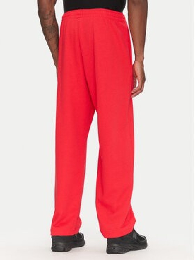 adidas Spodnie dresowe Essentials JF3601 Czerwony Loose Fit