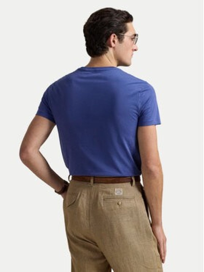 Polo Ralph Lauren T-Shirt 710671438427 Niebieski Custom Slim Fit