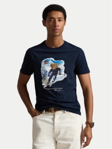 Polo Ralph Lauren T-Shirt 710P07343002 Granatowy Regular Fit