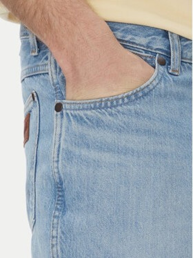 Wrangler Jeansy River 112362465 Niebieski Tapered Fit