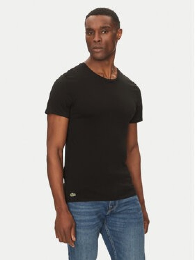 Lacoste Komplet t-shirtów TH9007 Czarny Slim Fit
