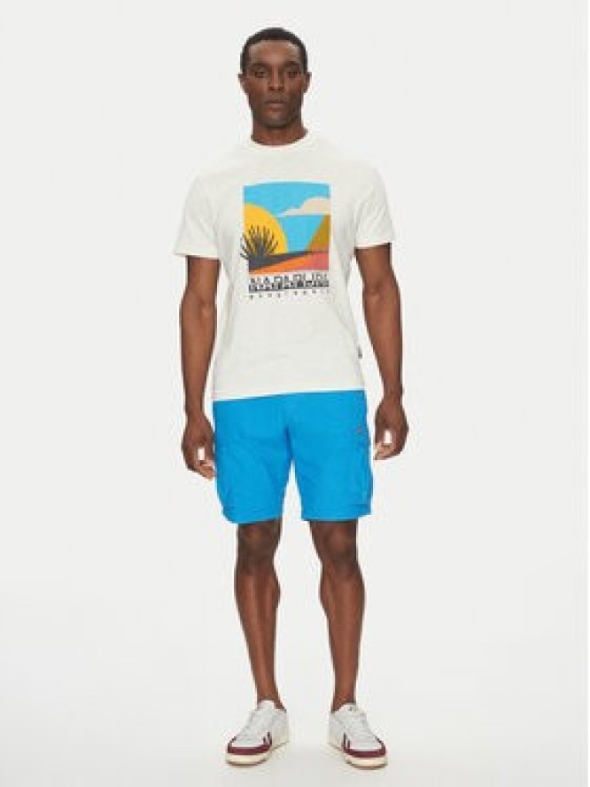 Napapijri T-Shirt S-Arbia NP0A4IE3 Écru Regular Fit