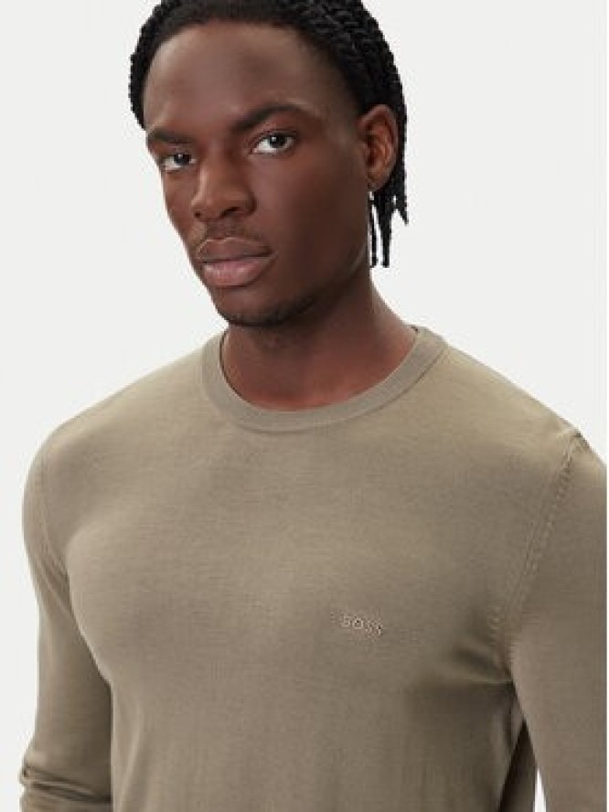 BOSS Sweter Botto-L 50476364 Brązowy Regular Fit