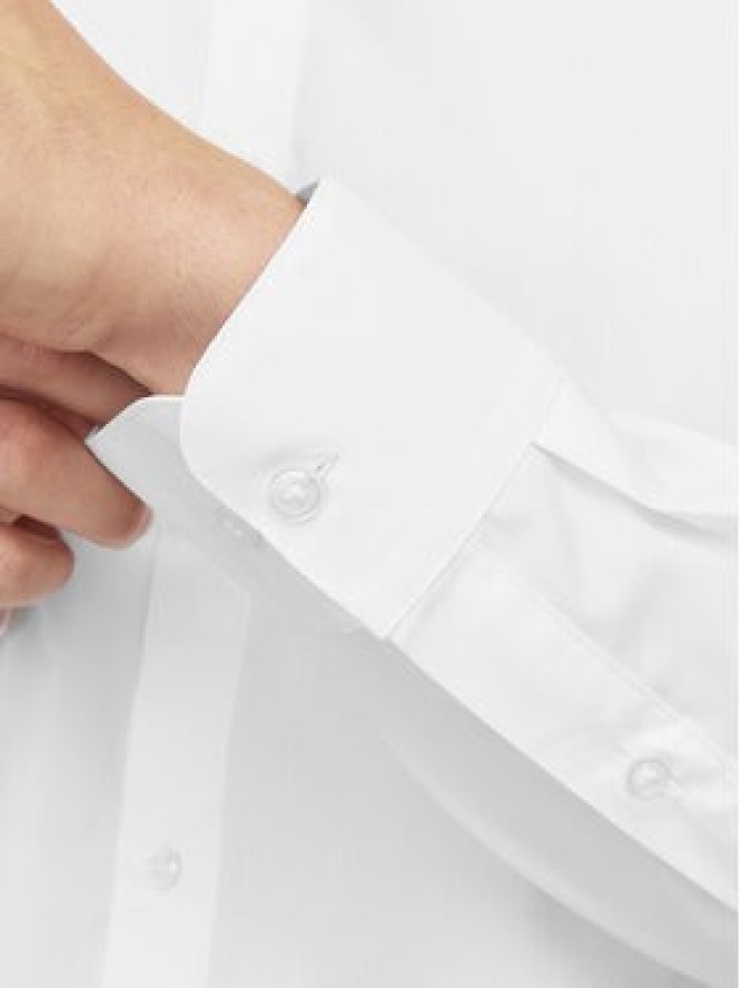 Jack & Jones Koszula Joe 12205921 Biały Slim Fit