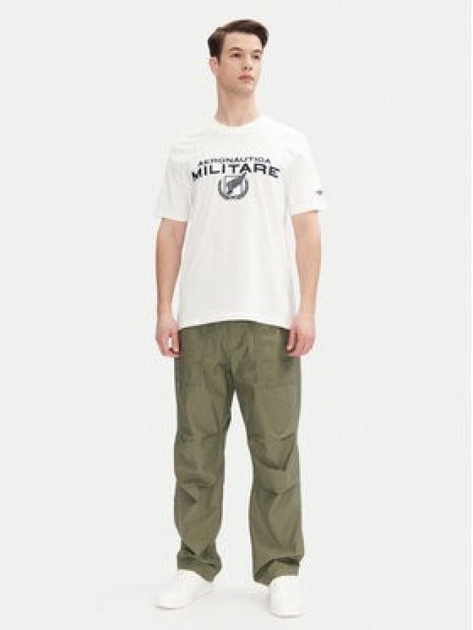 Aeronautica Militare T-Shirt 251TS2379J674 Biały Regular Fit