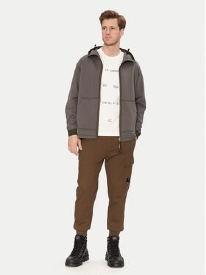 C.P. Company Bluza 18CMSS162A006090M Szary Regular Fit
