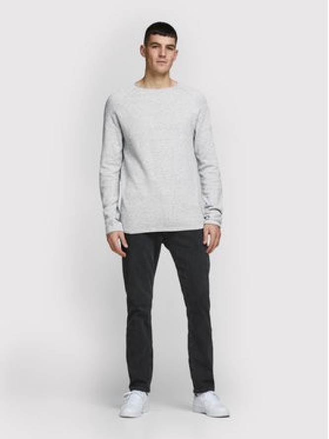 Jack & Jones Sweter Hill 12157321 Szary Regular Fit