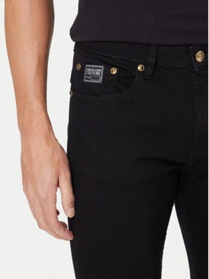 Versace Jeans Couture Jeansy 79GAB5D0 CDW00 Czarny Straight Fit