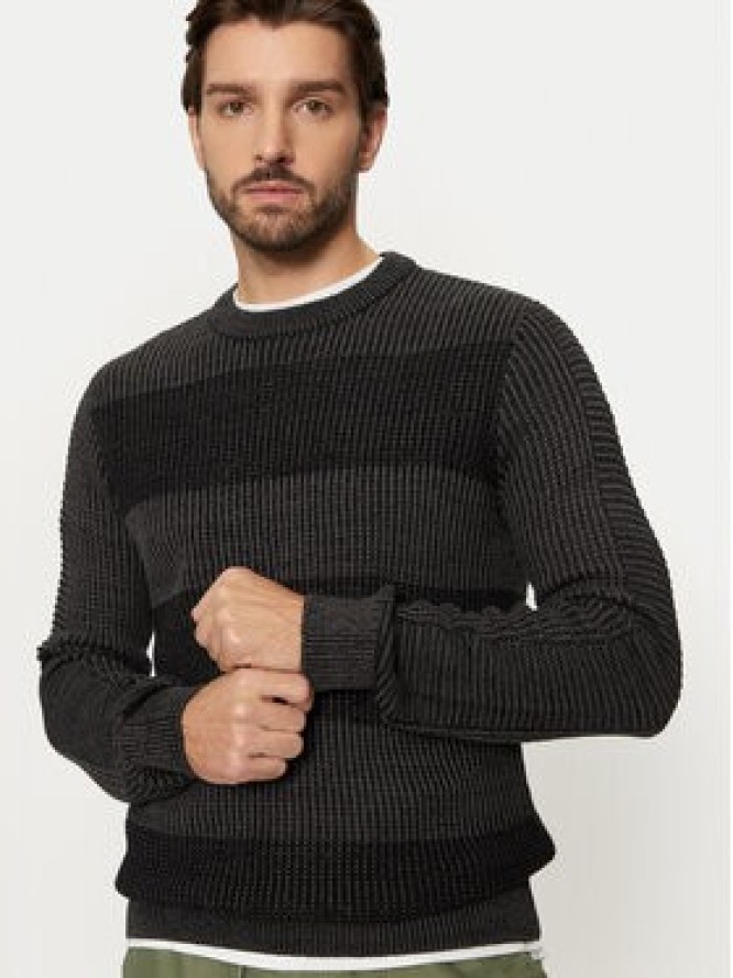 Jack & Jones Sweter Hugo 12258607 Czarny Regular Fit