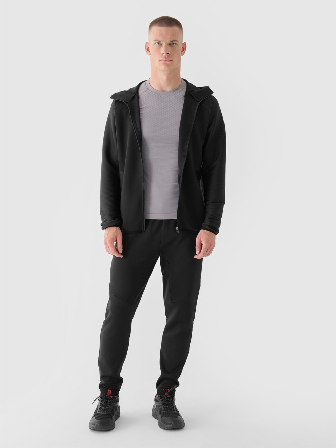 4F Spodnie treningowe szybkoschnące męskie 4F x Robert Lewandowski - czarne S