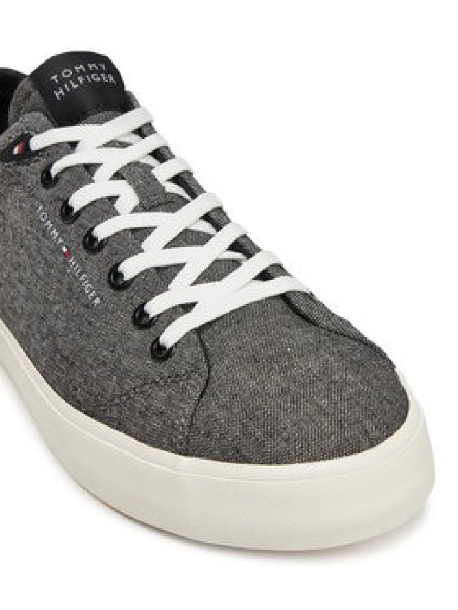 Tommy Hilfiger Tenisówki Th Hi Vulc Low Core Chambray FM0FM05389 Szary