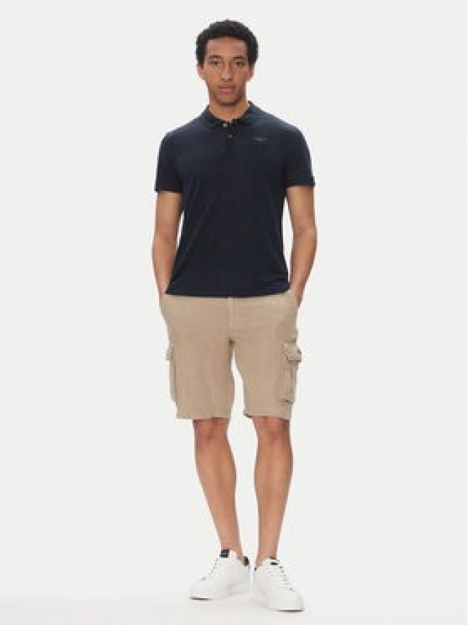 Aeronautica Militare Szorty materiałowe 251BE254CT3508 Beżowy Regular Fit