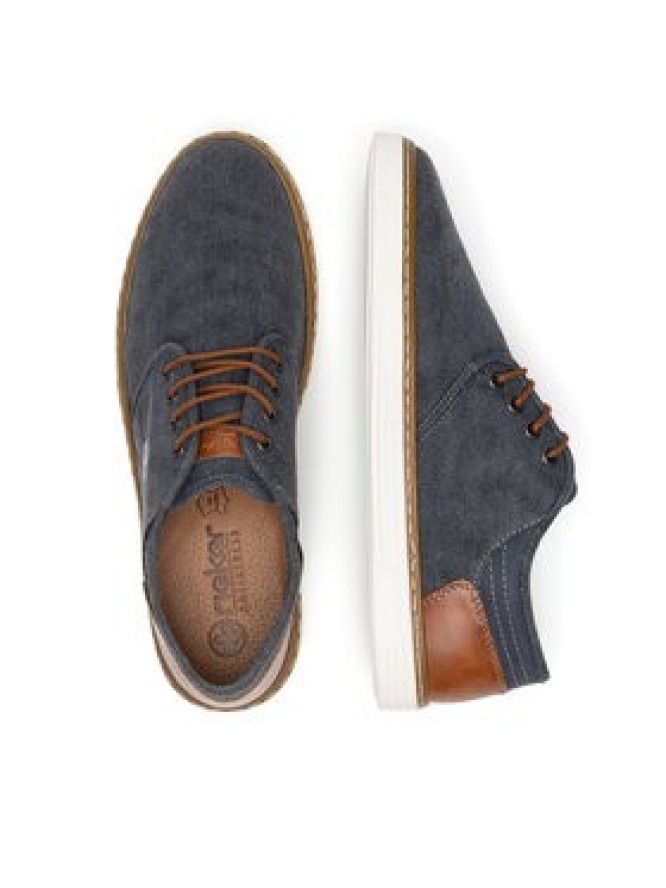 Rieker Półbuty B4949-14 Granatowy