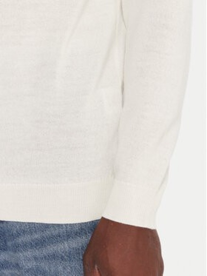 KARL LAGERFELD Golf 655002 554399 Écru Slim Fit