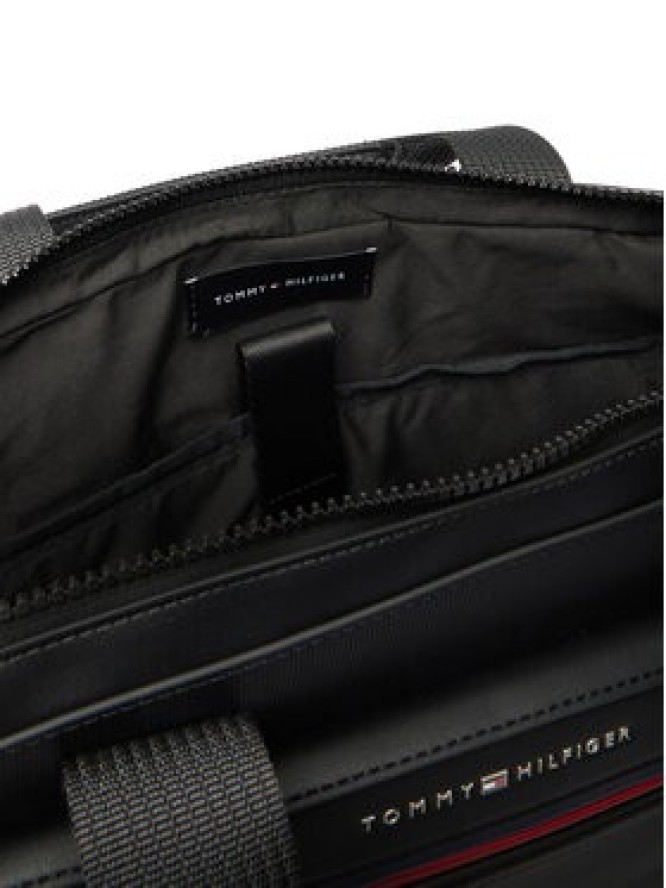 Tommy Hilfiger Torba na laptopa Th Foundation Computer Bag AM0AM14158 Czarny