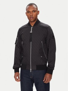 Moose Knuckles Kurtka bomber Courville M14MB003H Czarny Regular Fit