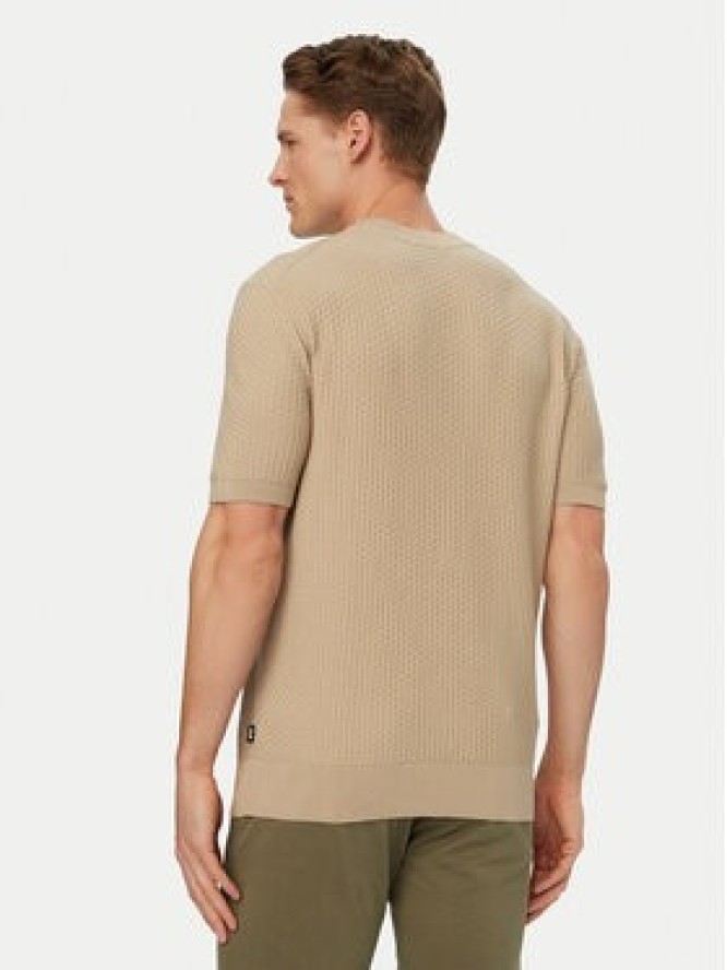 BOSS T-Shirt H-Nilton 50560468 Beżowy jasny Regular Fit