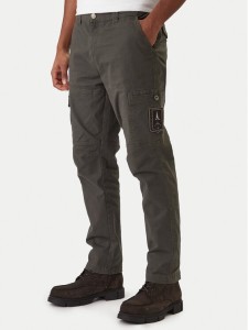 Aeronautica Militare Spodnie materiałowe 252PA1688UCT03399 Szary Regular Fit