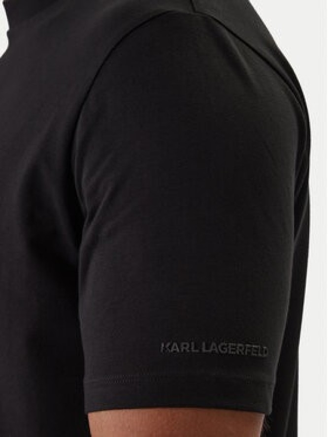 KARL LAGERFELD T-Shirt 755053 561221 Czarny Regular Fit
