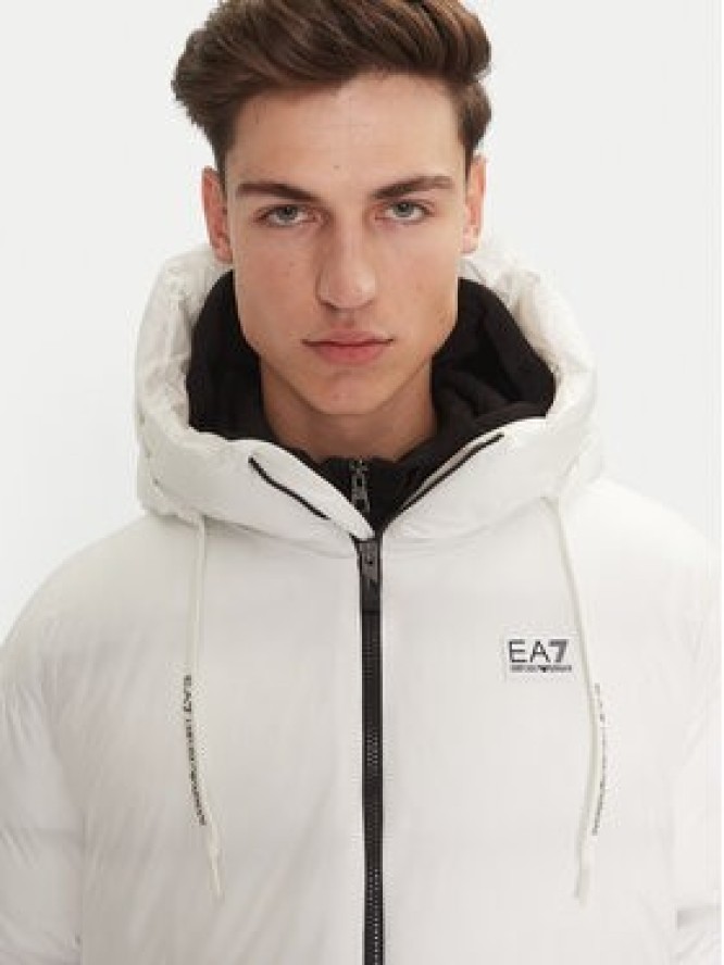 EA7 Emporio Armani Kurtka zimowa 6DPB19 PNGAZ 1100 Biały Regular Fit