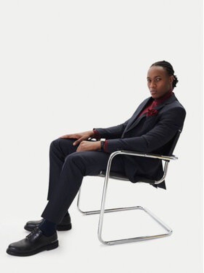 BOSS Garnitur H-Huge 50546121 Granatowy Slim Fit