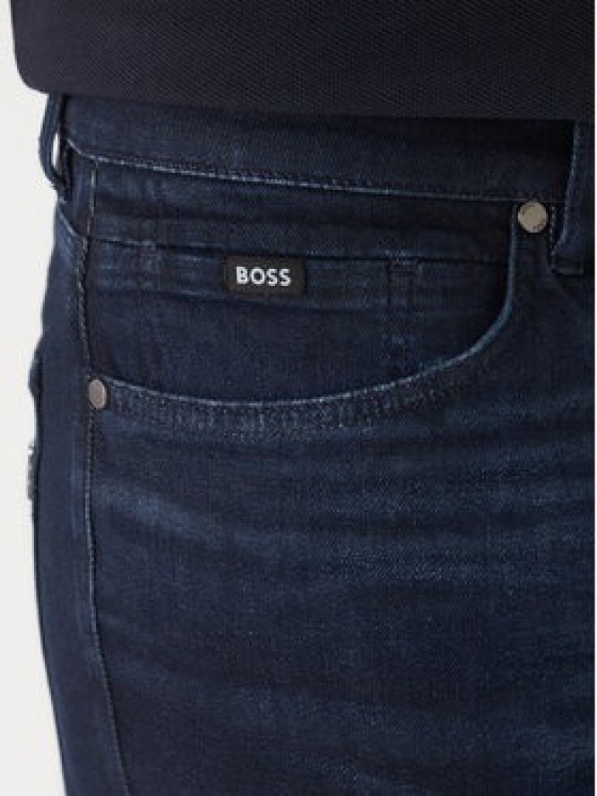 BOSS Jeansy H-Delaware 50555263 Granatowy Slim Fit
