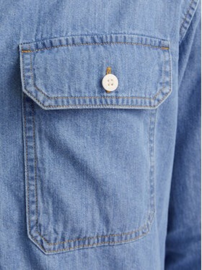 Jack & Jones Koszula jeansowa Travis 12269262 Niebieski Comfort Fit