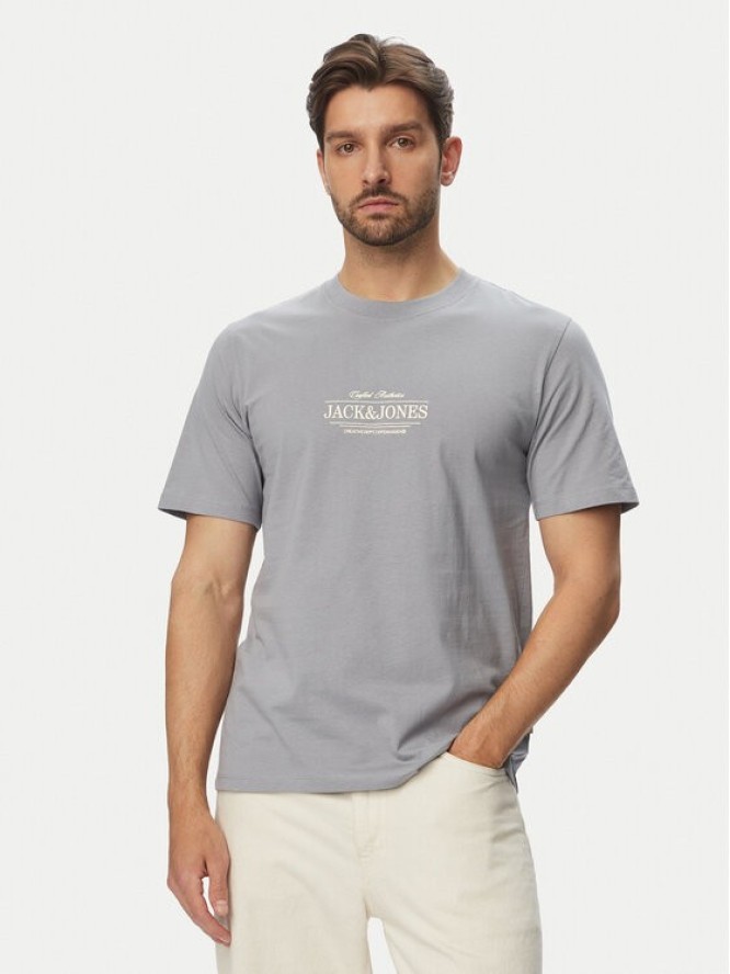Jack & Jones T-Shirt Cassis 12295049 Niebieski Regular Fit