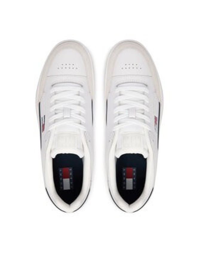 Tommy Jeans Sneakersy Tjm Cupsole Leather EM0EM01660 Biały