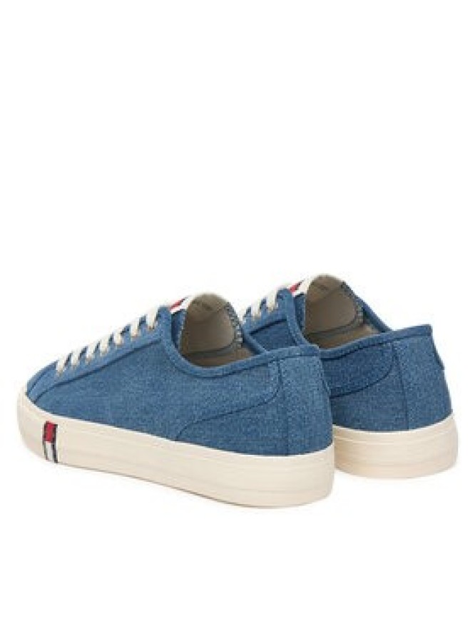 Tommy Jeans Tenisówki Archive Y2K Lace Up Denim EM0EM01751 Niebieski