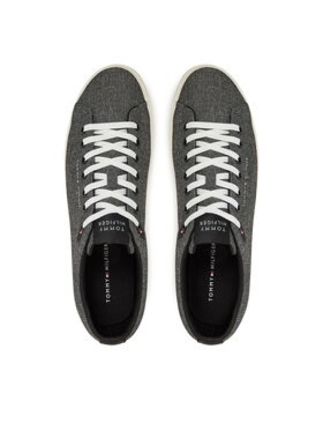 Tommy Hilfiger Tenisówki Th Hi Vulc Low Core Chambray FM0FM05389 Szary