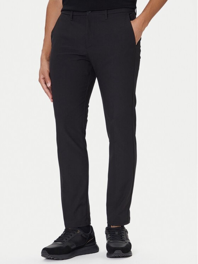 BOSS Spodnie materiałowe T_Commuter 50544245 Czarny Slim Fit