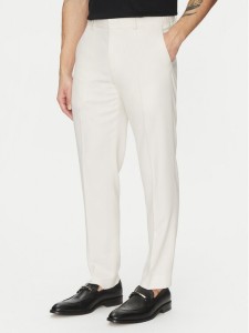 Michael Kors Spodnie garniturowe MK0SP01067 Écru Regular Fit