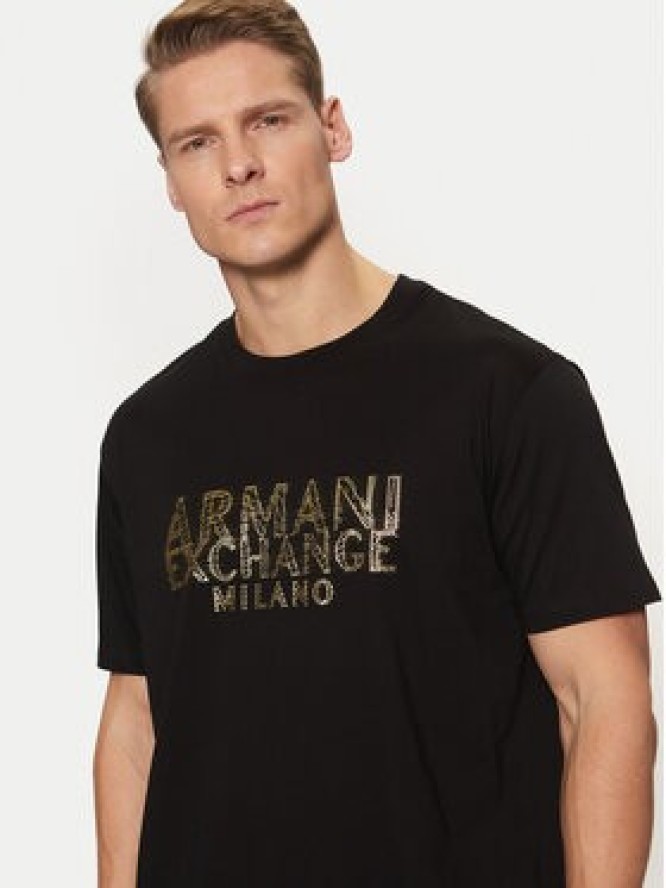 Armani Exchange T-Shirt XM000326 AF10364 UC001 Czarny Regular Fit