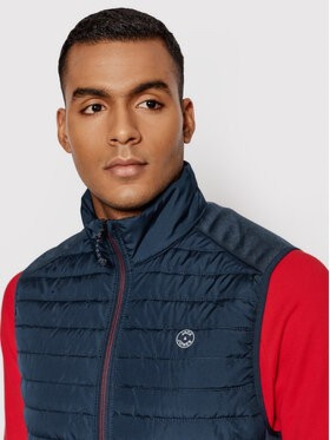 Jack & Jones Kamizelka Multi 12200684 Granatowy Slim Fit