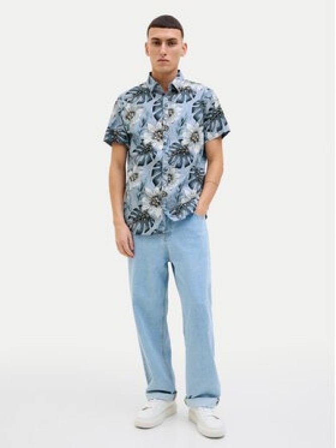 Jack & Jones Koszula Hawaii 12269137 Błękitny Comfort Fit