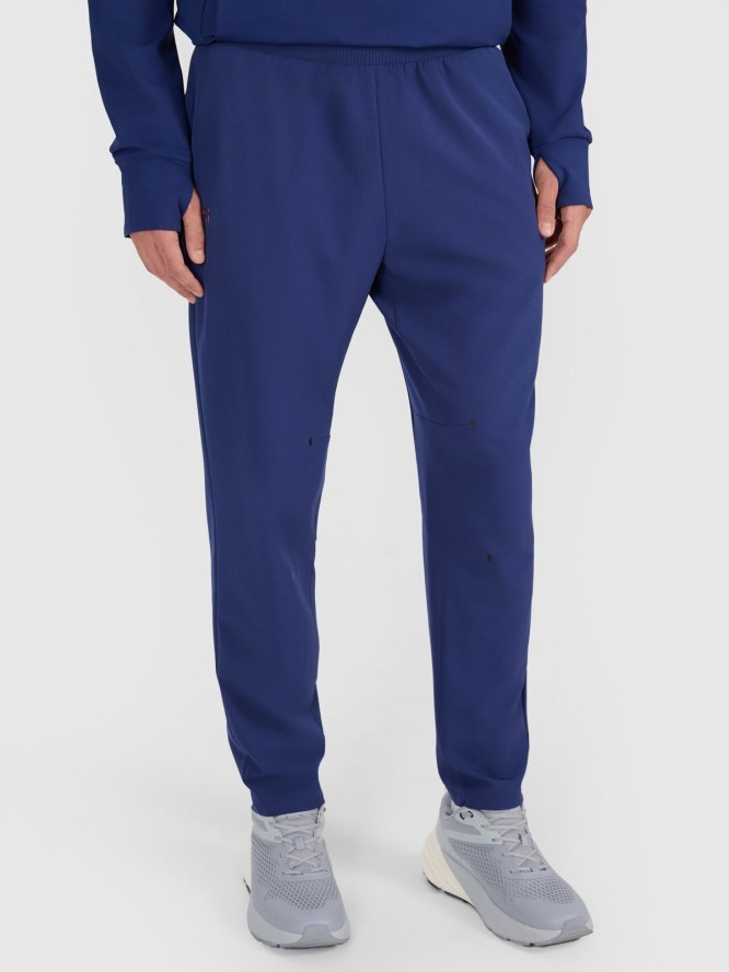 4F Spodnie treningowe szybkoschnące męskie 4F x Robert Lewandowski - granatowe XL