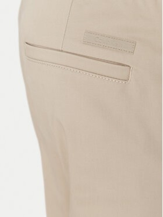 Calvin Klein Chinosy K10K114104 Beżowy Tapered Fit